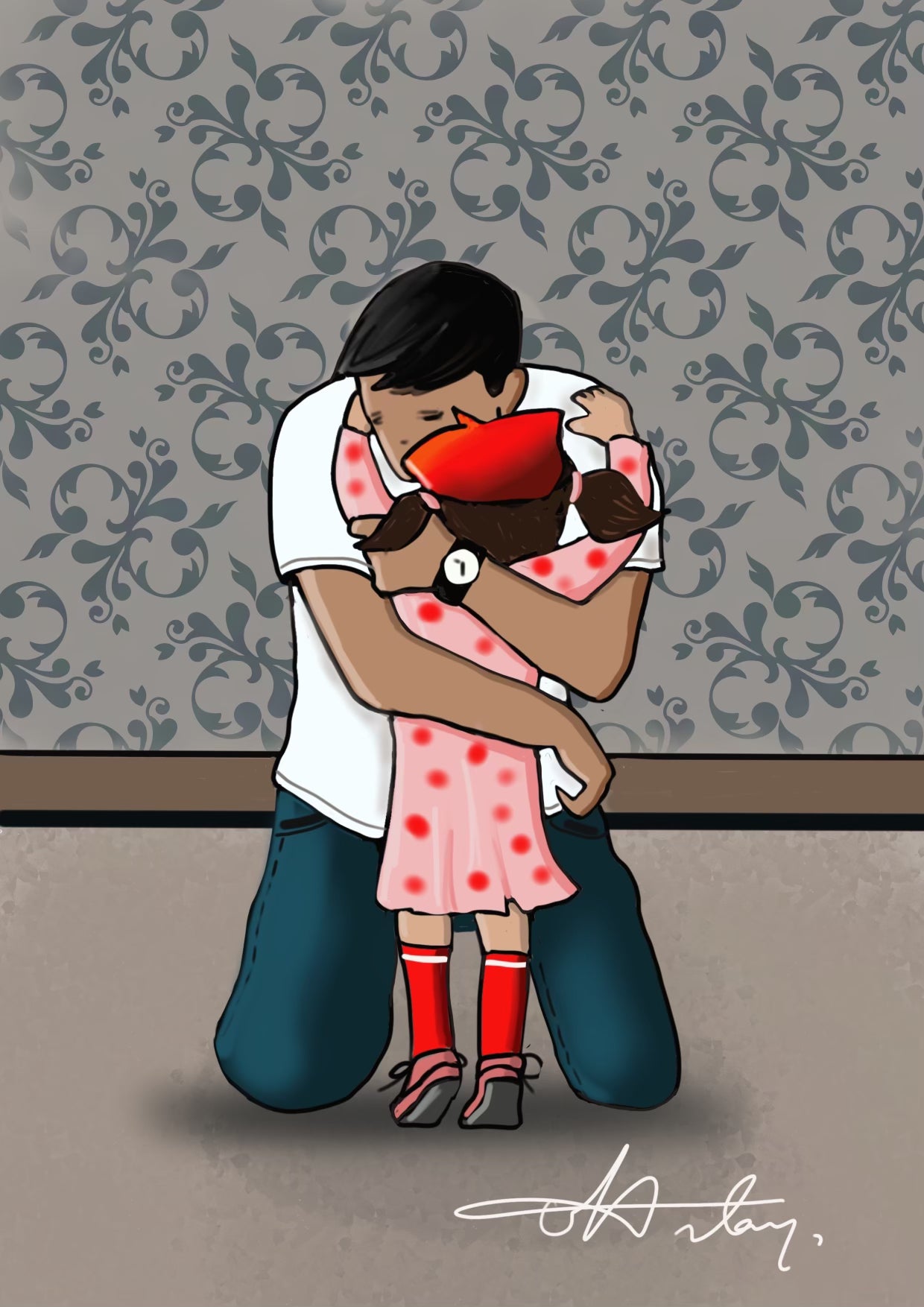 « C’est MON papa »
