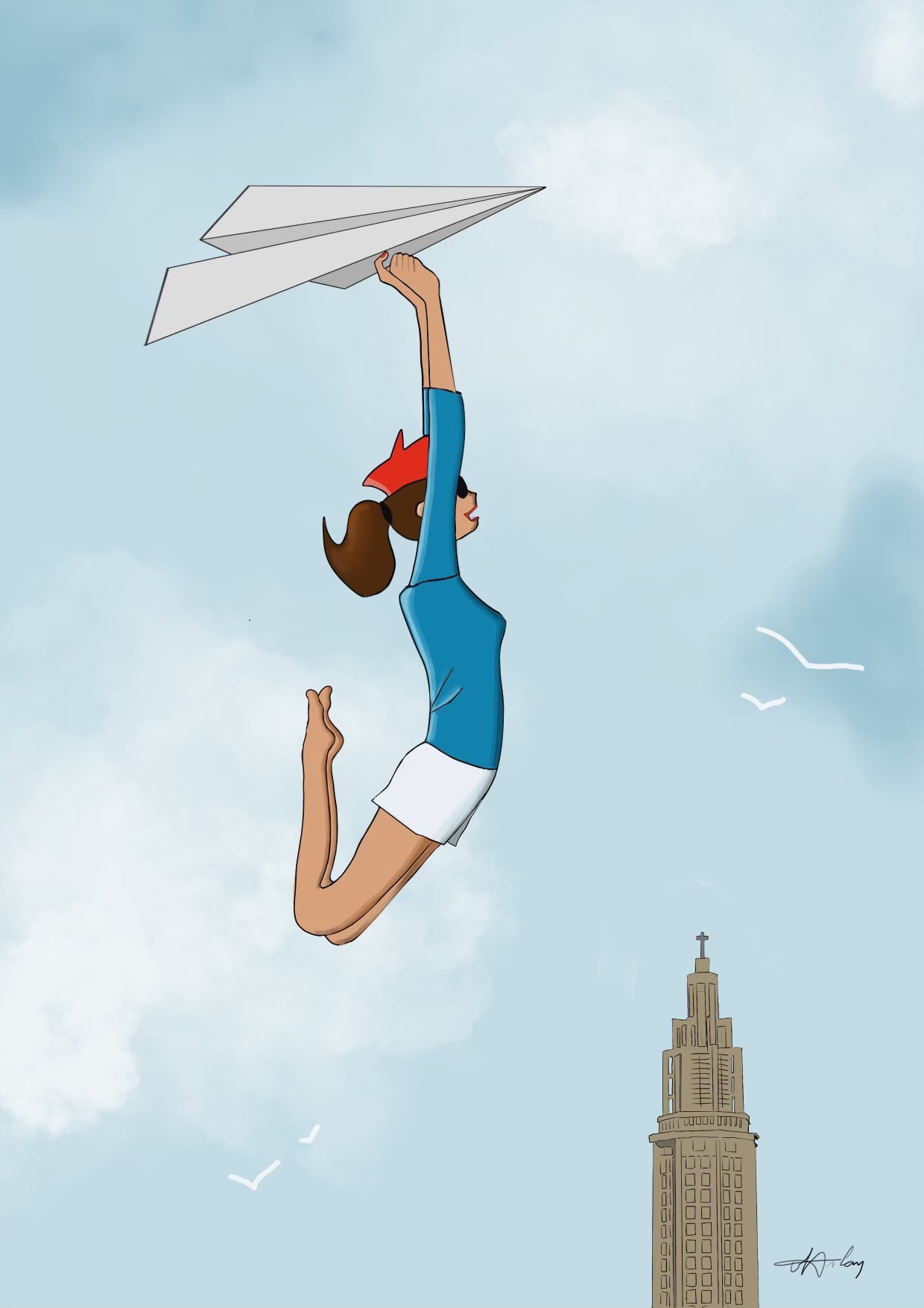 « Mon avion en papier »